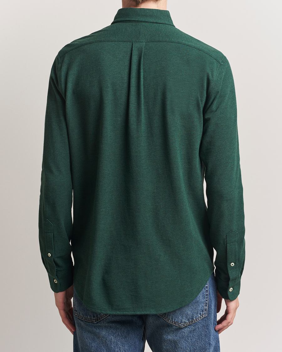 Men | Shirts | Polo Ralph Lauren | Featherweight Mesh Shirt Scotch Pine Heather