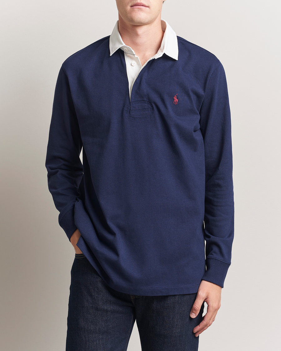 Men | Sweaters & Knitwear | Polo Ralph Lauren | Jersey Rugger Newport Navy