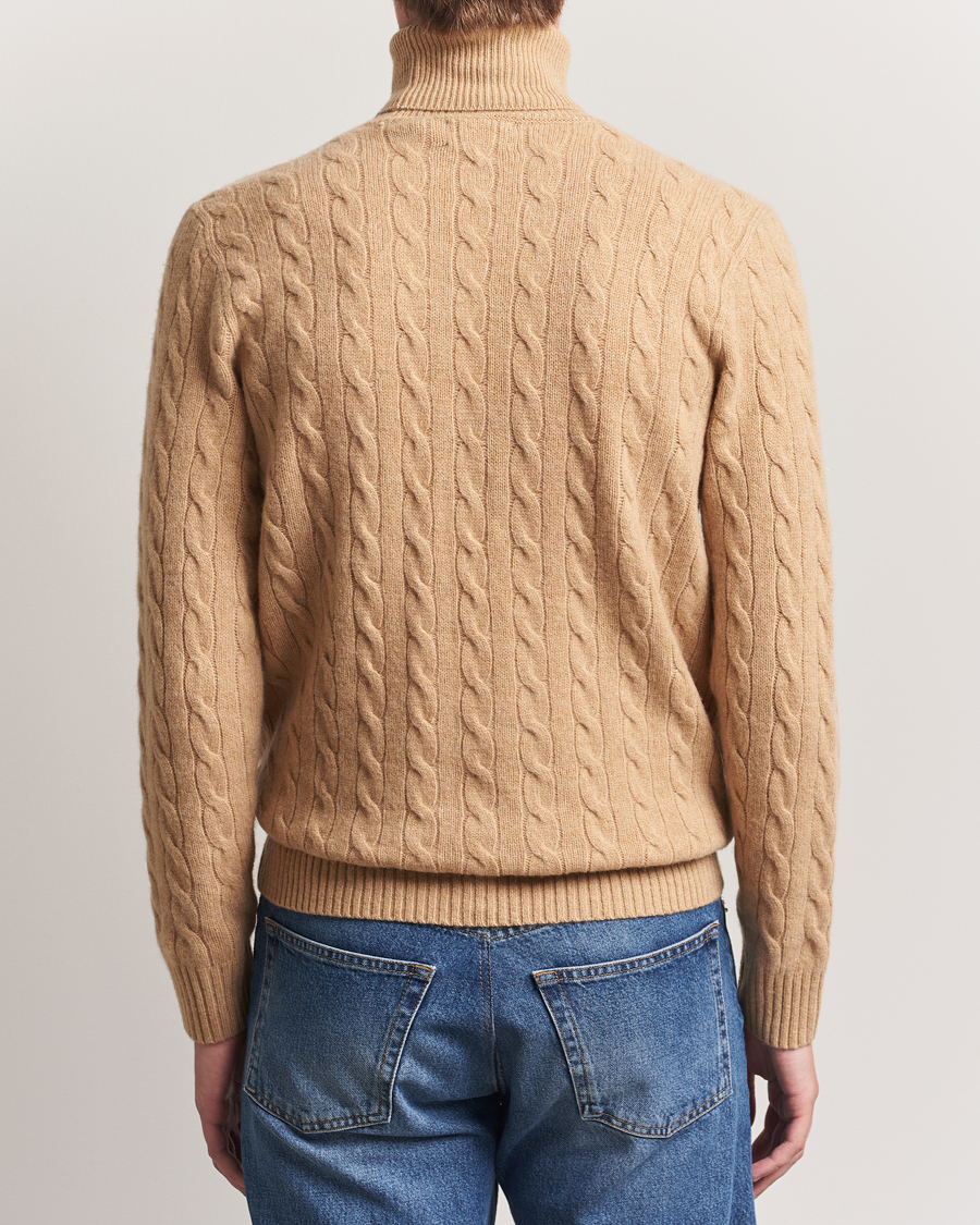 Men | Sweaters & Knitwear | Polo Ralph Lauren | Wool/Cashmere Rollneck Camel Melange