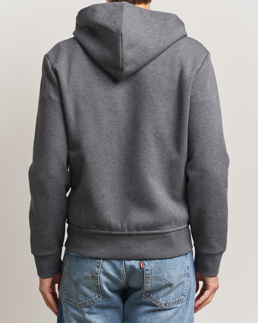 Men | Sweaters & Knitwear | Polo Ralph Lauren | Double Knitted Full-Zip Hoodie Barclay Heather