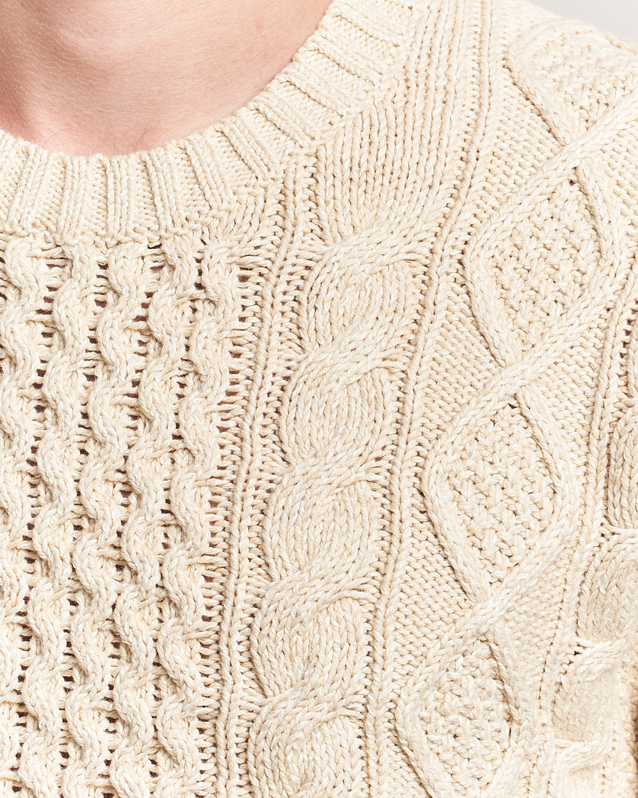 Men | Sweaters & Knitwear | Polo Ralph Lauren | Cotton Marl Pullover Oatmeal
