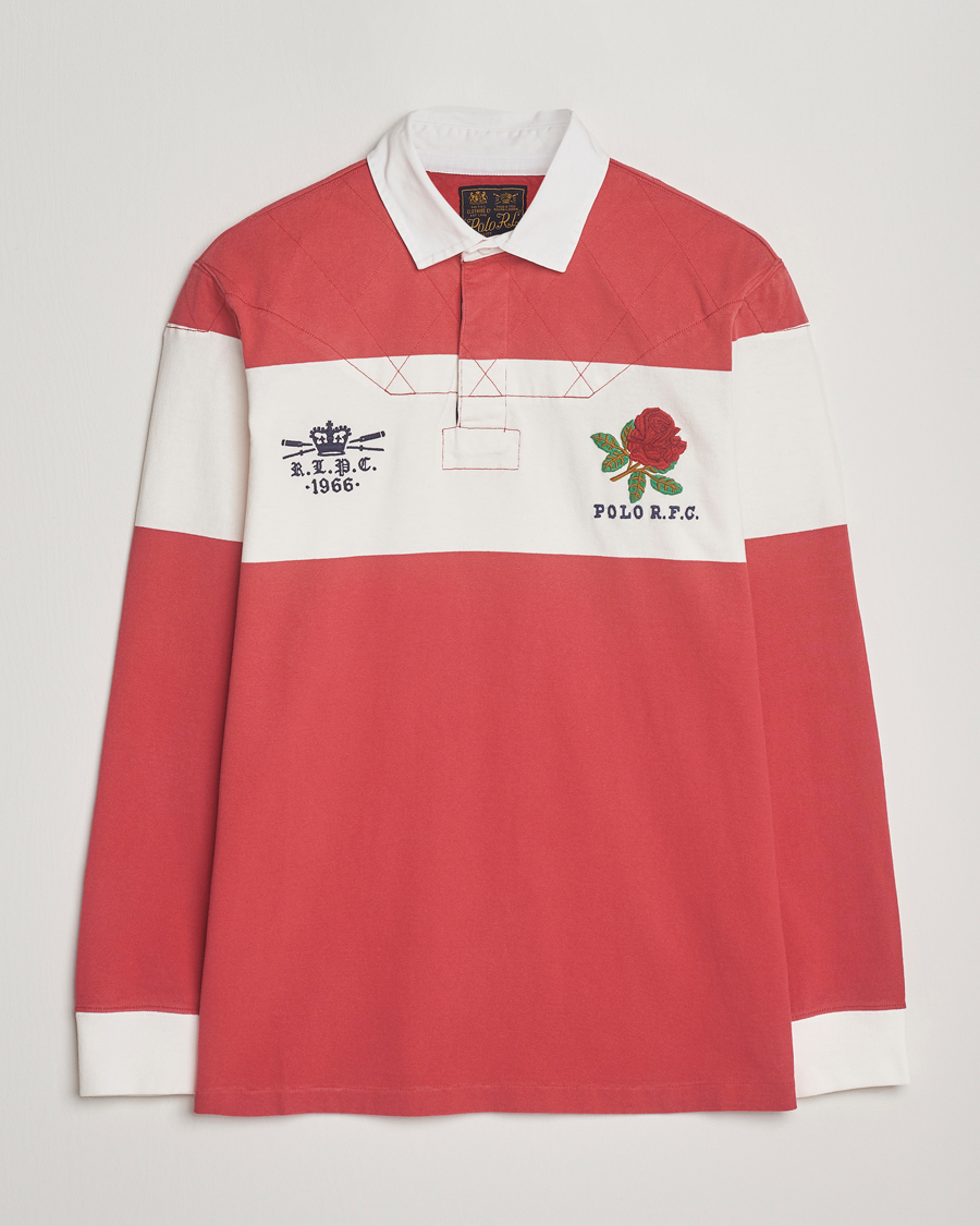 Men | Sweaters & Knitwear | Polo Ralph Lauren | Sport Rugby Sweater Sunrise Red