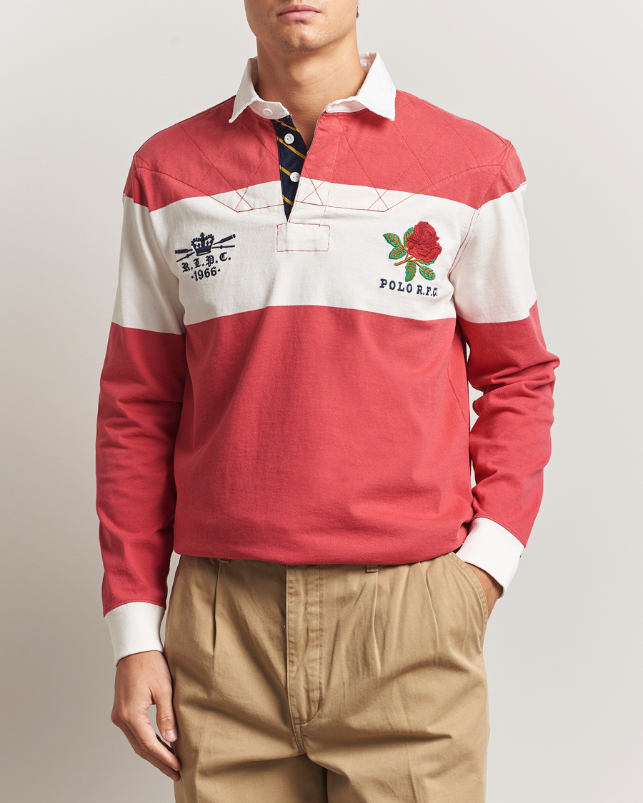 Men | Sweaters & Knitwear | Polo Ralph Lauren | Sport Rugby Sweater Sunrise Red