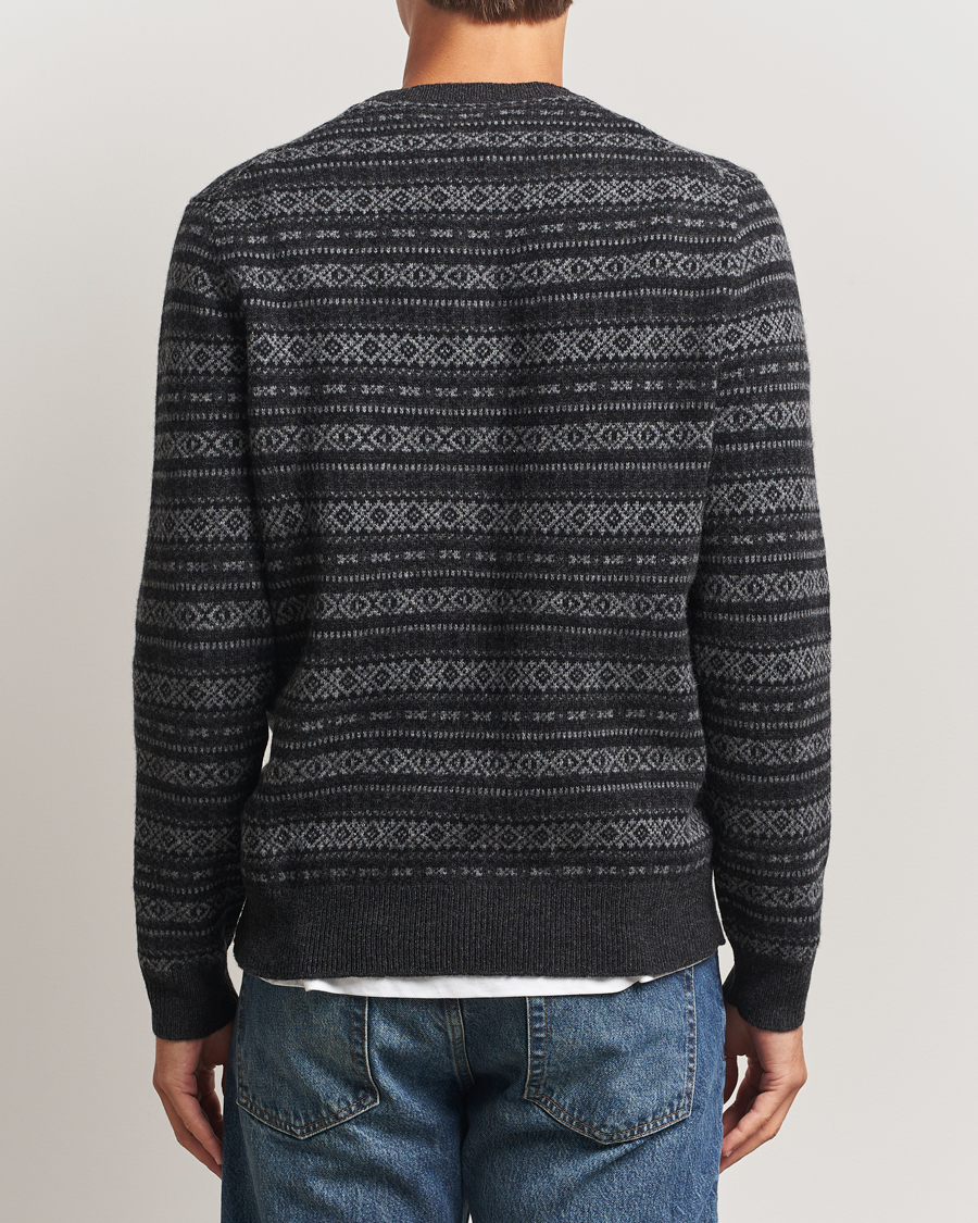 Men | Sweaters & Knitwear | Polo Ralph Lauren | Fairisle Wool Sweater Charcoal Combo