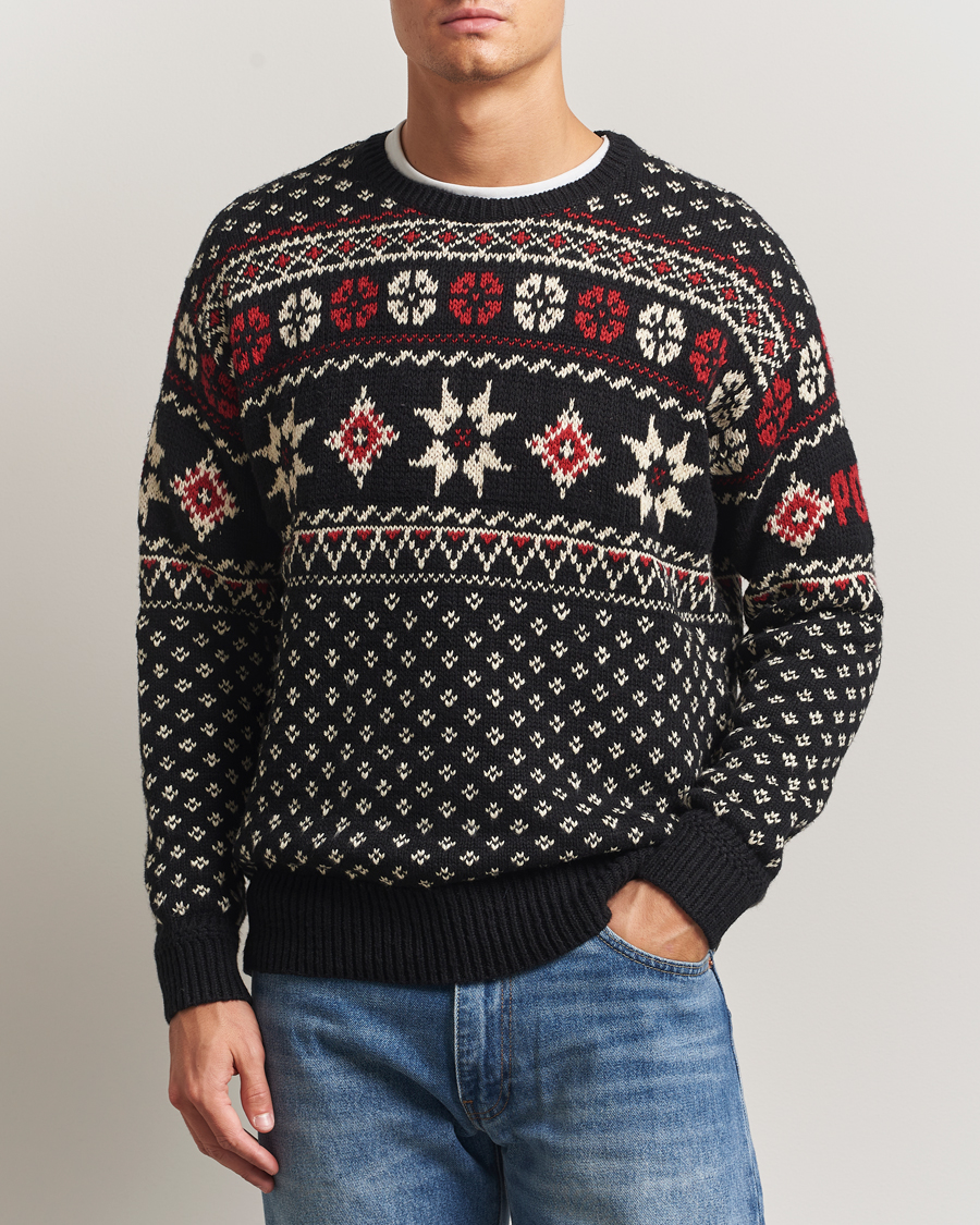 Men | Sweaters & Knitwear | Polo Ralph Lauren | Cotton/Cashmere Sweater Black Combo