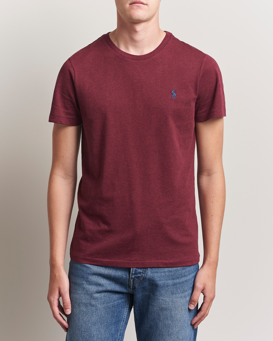 Men | T-Shirts | Polo Ralph Lauren | Crew Neck T-Shirt Spring Wine Heather