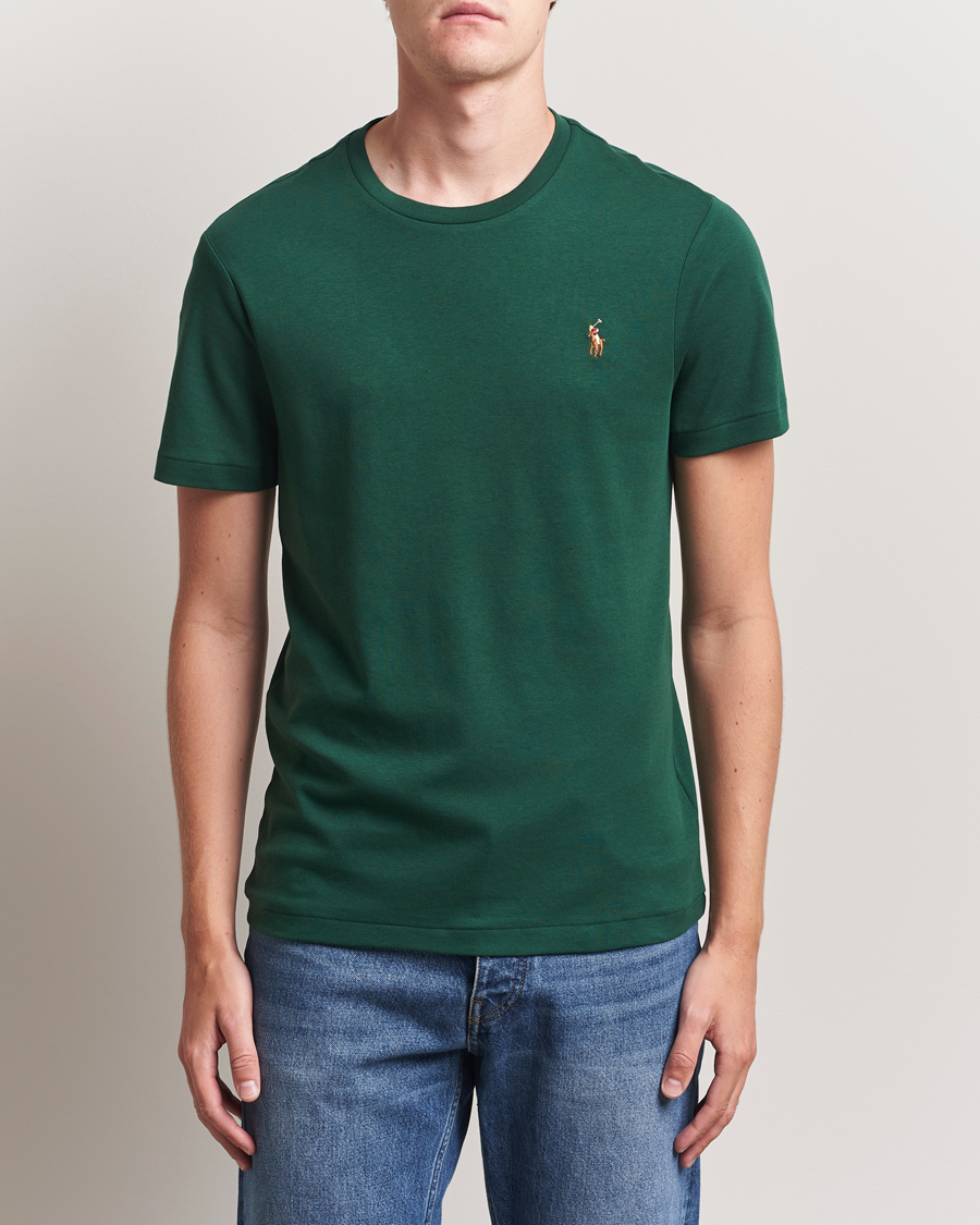 Men | T-Shirts | Polo Ralph Lauren | Luxury Pima Cotton Crew Neck T-Shirt Vintage Pine
