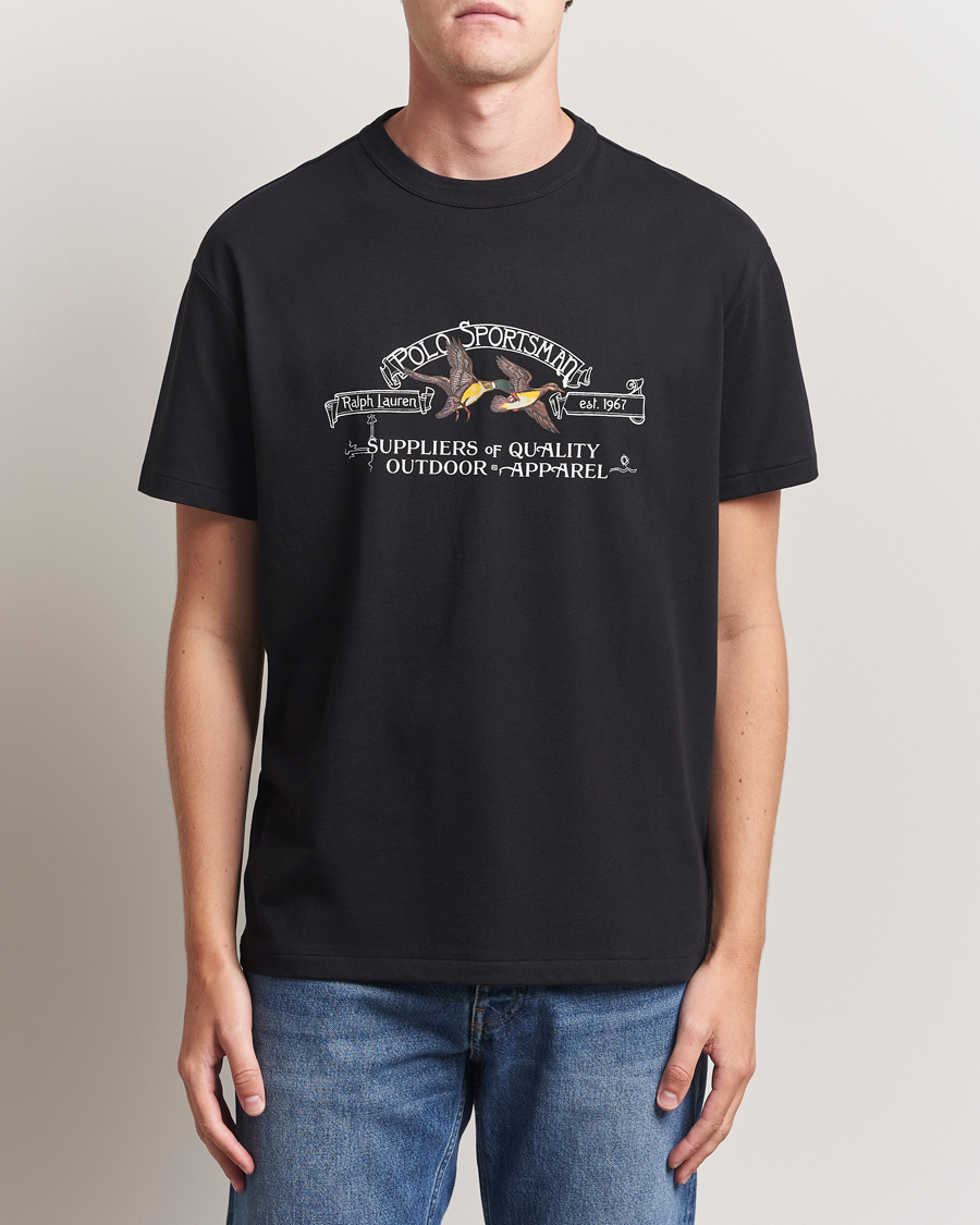 Men | T-Shirts | Polo Ralph Lauren | Classic Fit Logo T-Shirt Polo Black