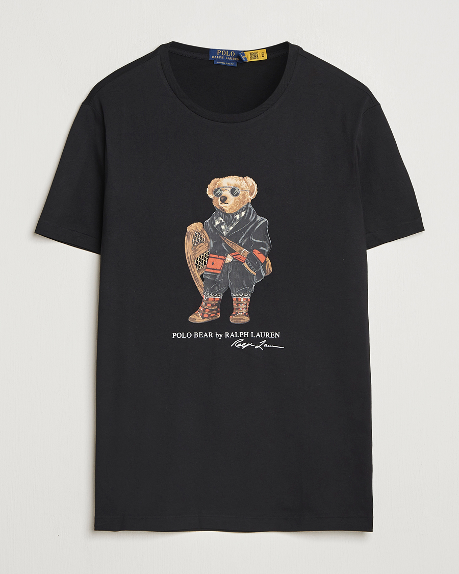 Men | T-Shirts | Polo Ralph Lauren | Holiday Bear T-Shirt Polo Black