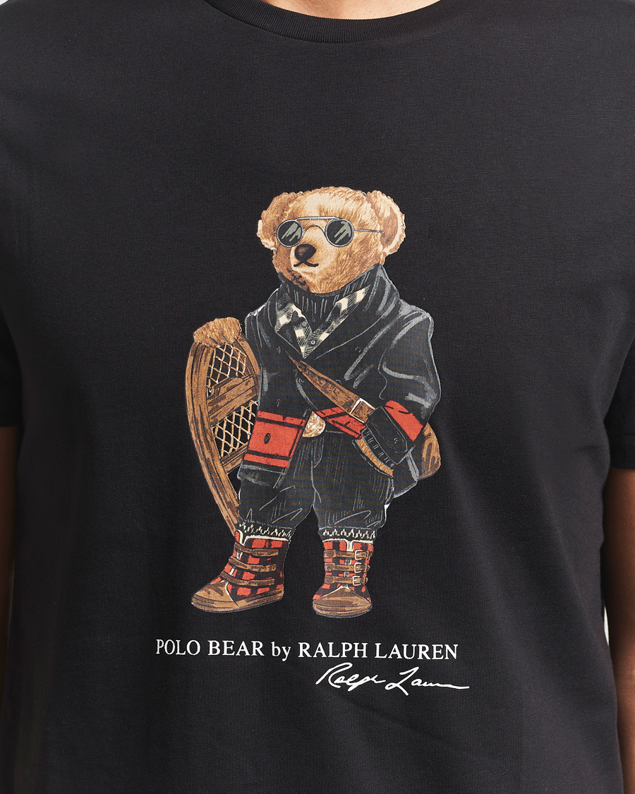 Men | T-Shirts | Polo Ralph Lauren | Holiday Bear T-Shirt Polo Black