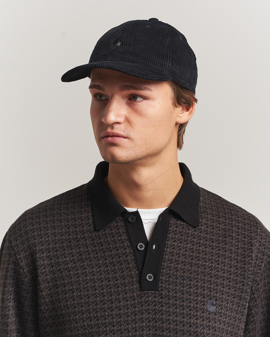Men | Hats & Caps | Carhartt WIP | Harlem Cord Cap Black