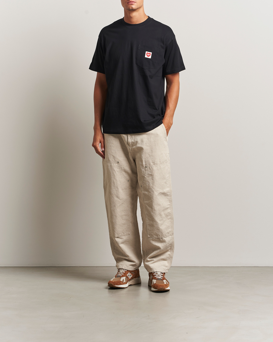 Men | T-Shirts | Carhartt WIP | Pocket Heart T-Shirt Black