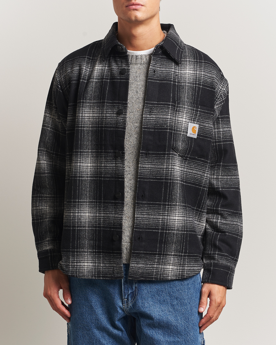 Men | Shirts | Carhartt WIP | Brennan Padded Shirt Jacket Black