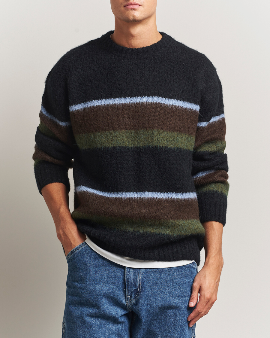 Men | Sweaters & Knitwear | Carhartt WIP | Merton Striped Alpaca Sweater Palisander