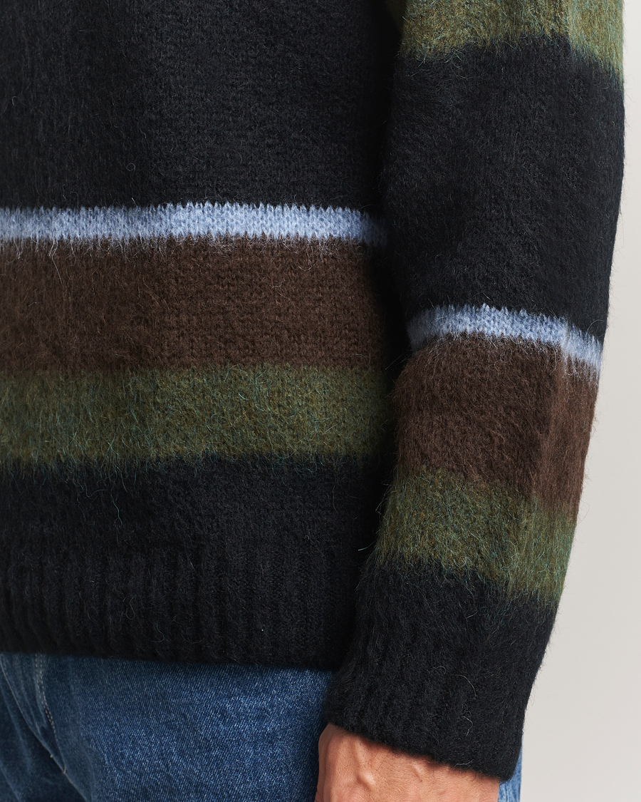 Men | Sweaters & Knitwear | Carhartt WIP | Merton Striped Alpaca Sweater Palisander