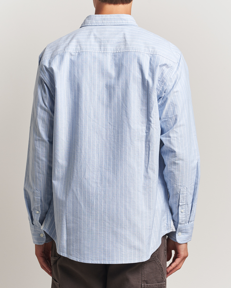 Men | Shirts | Carhartt WIP | Cassel Striped Oxford Blue
