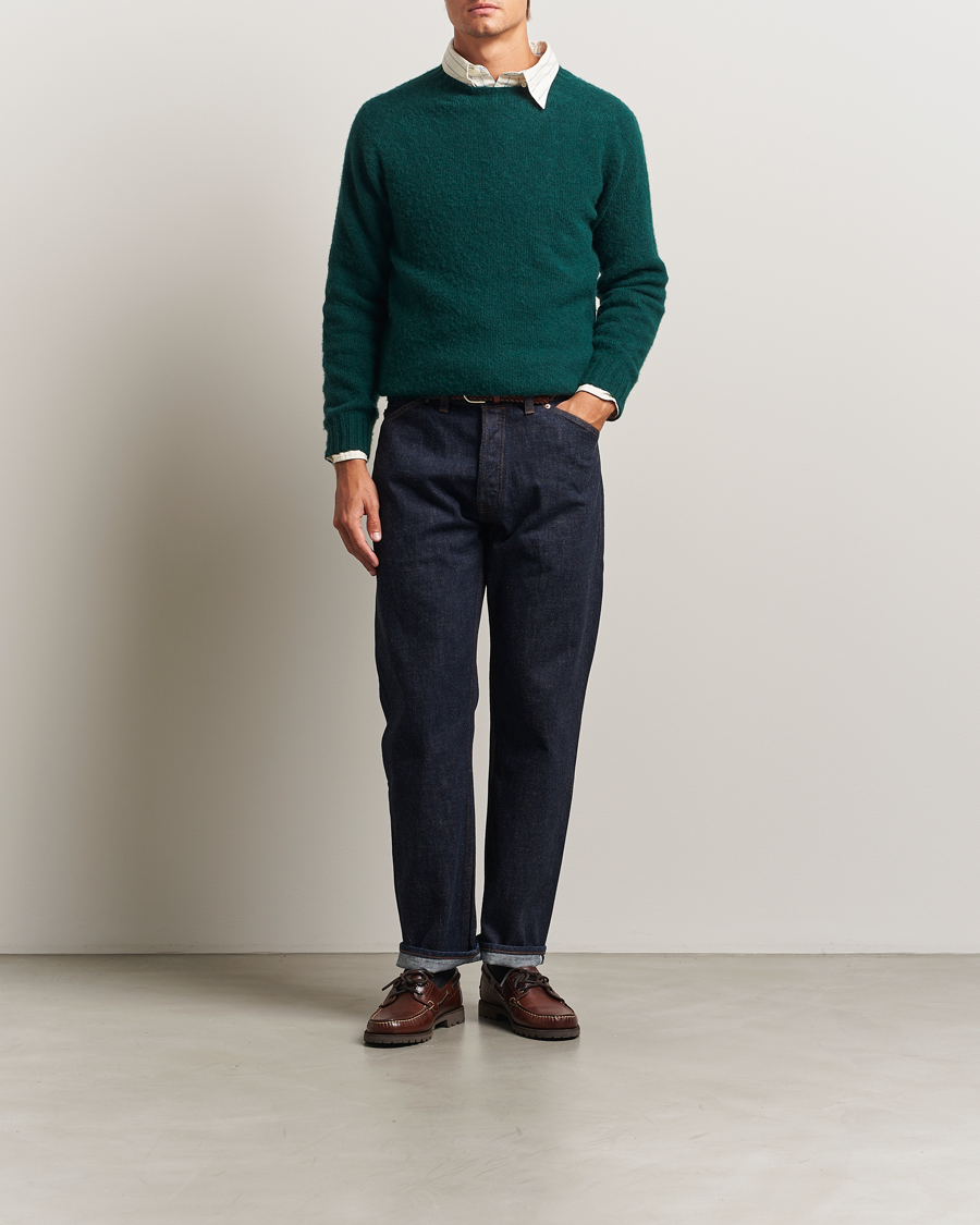 Men | Jeans | Drake's | 5-Pocket Japanese Selvedge Jeans Indigo