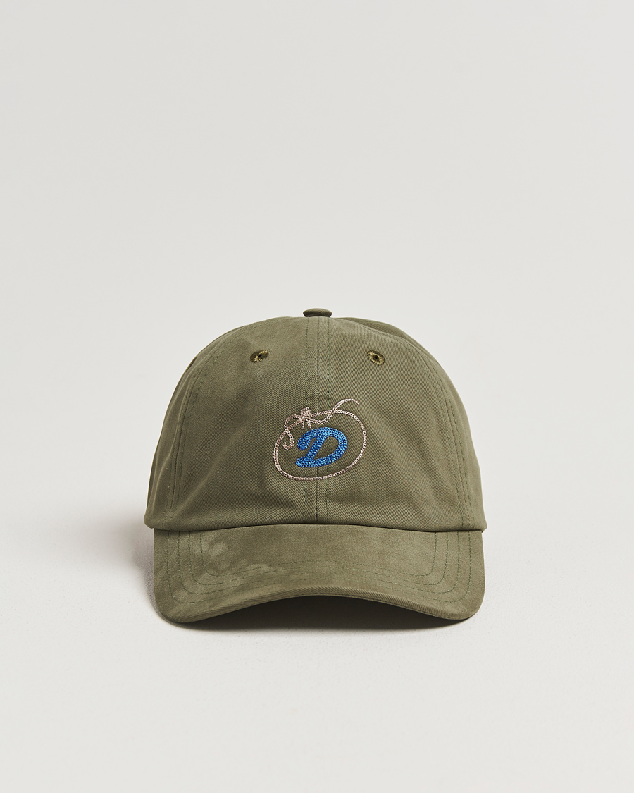 Men | Hats & Caps | Drake's | D Lasso Baseball Cap Khaki