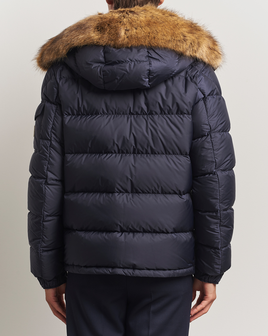 Men | Coats & Jackets | Moncler | Maya Faux Fur Jacket Navy
