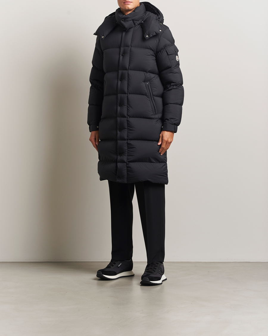 Men | Coats & Jackets | Moncler | Hanoverian Long Down Parka Black