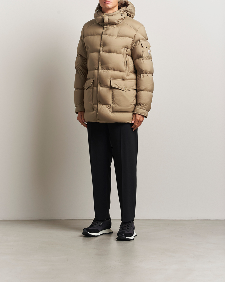Men | Coats & Jackets | Moncler | Bretagne Down Parka Beige