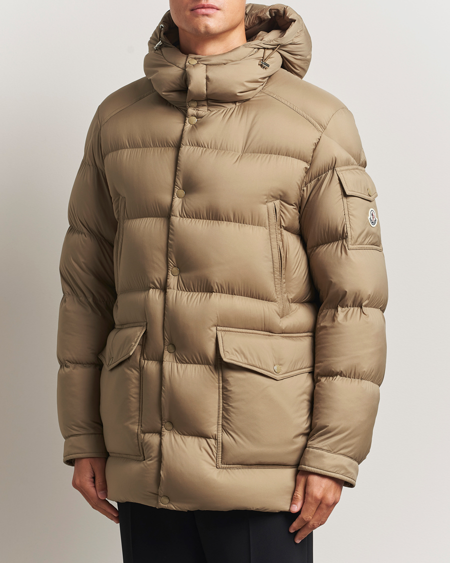 Men | Coats & Jackets | Moncler | Bretagne Down Parka Beige