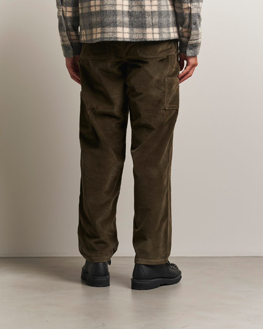 Men | Trousers | Moncler | Corduroy Drawstring Trousers Military