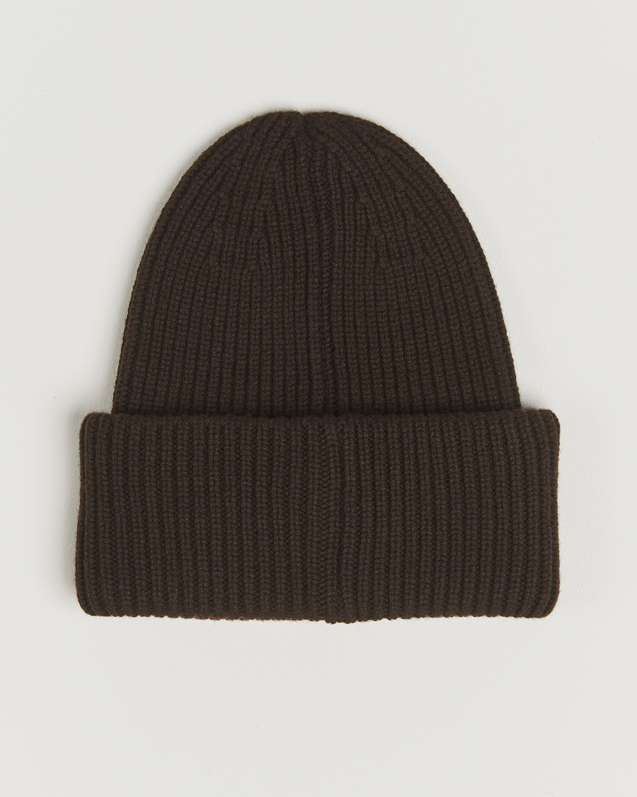 Men | Moncler Cashmere Beanie Brown | Moncler | Cashmere Beanie Brown