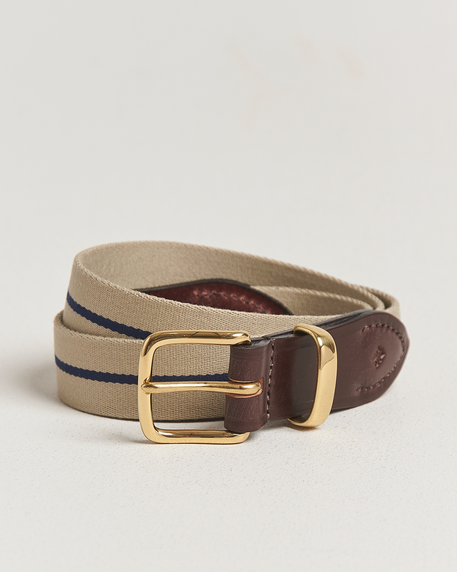 Men | Belts | Morris | Parson Club Belt Beige