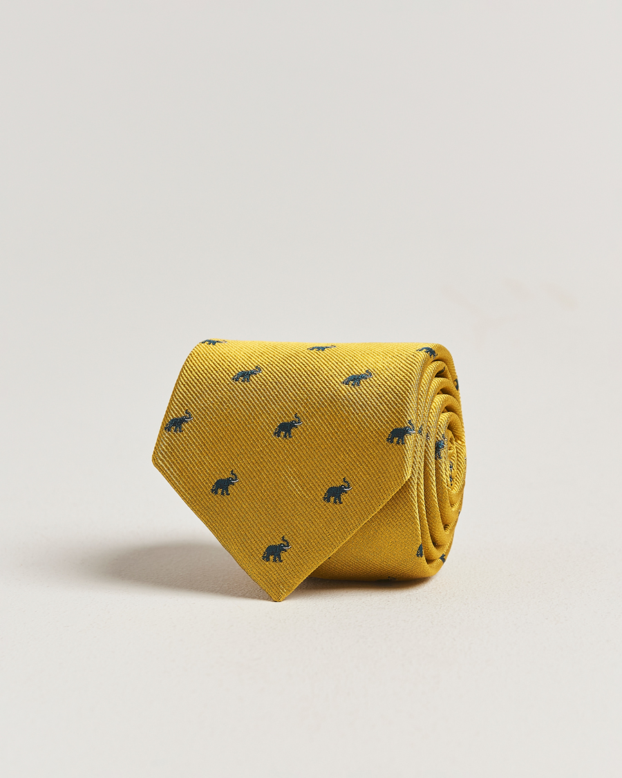 Men | Ties | Morris | Club Tie Yellow