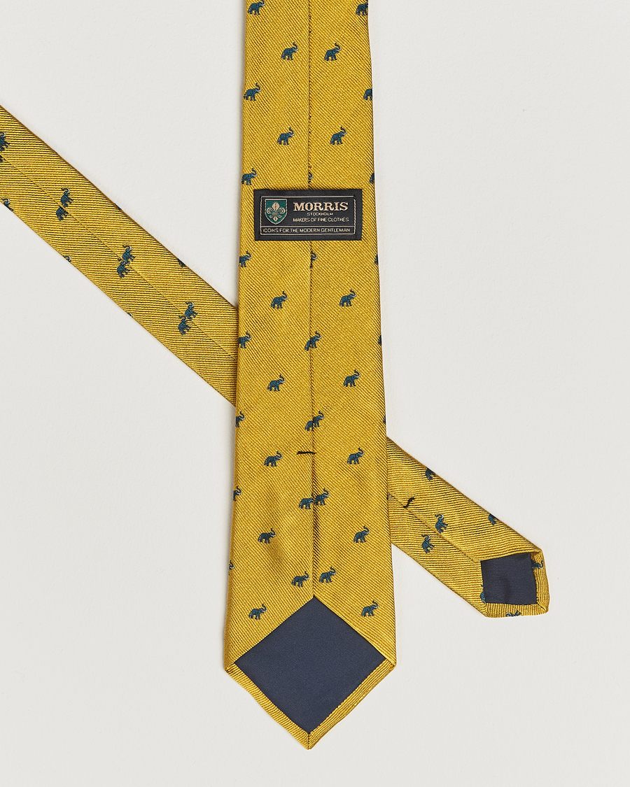 Men | Ties | Morris | Club Tie Yellow