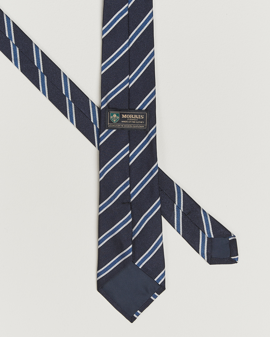 Men | Ties | Morris | Club Tie Navy