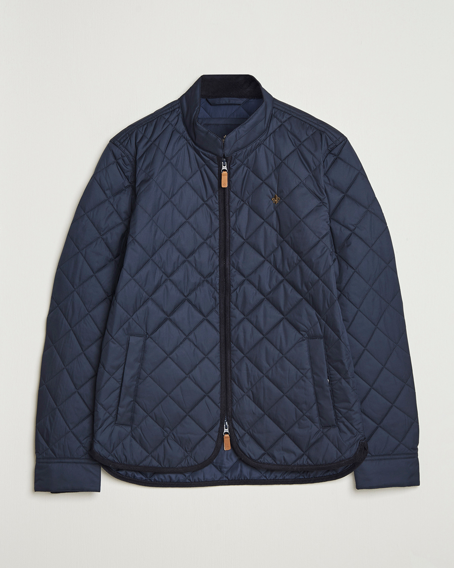 Men | Coats & Jackets | Morris | Teddy Quilted Jacket Old Blue