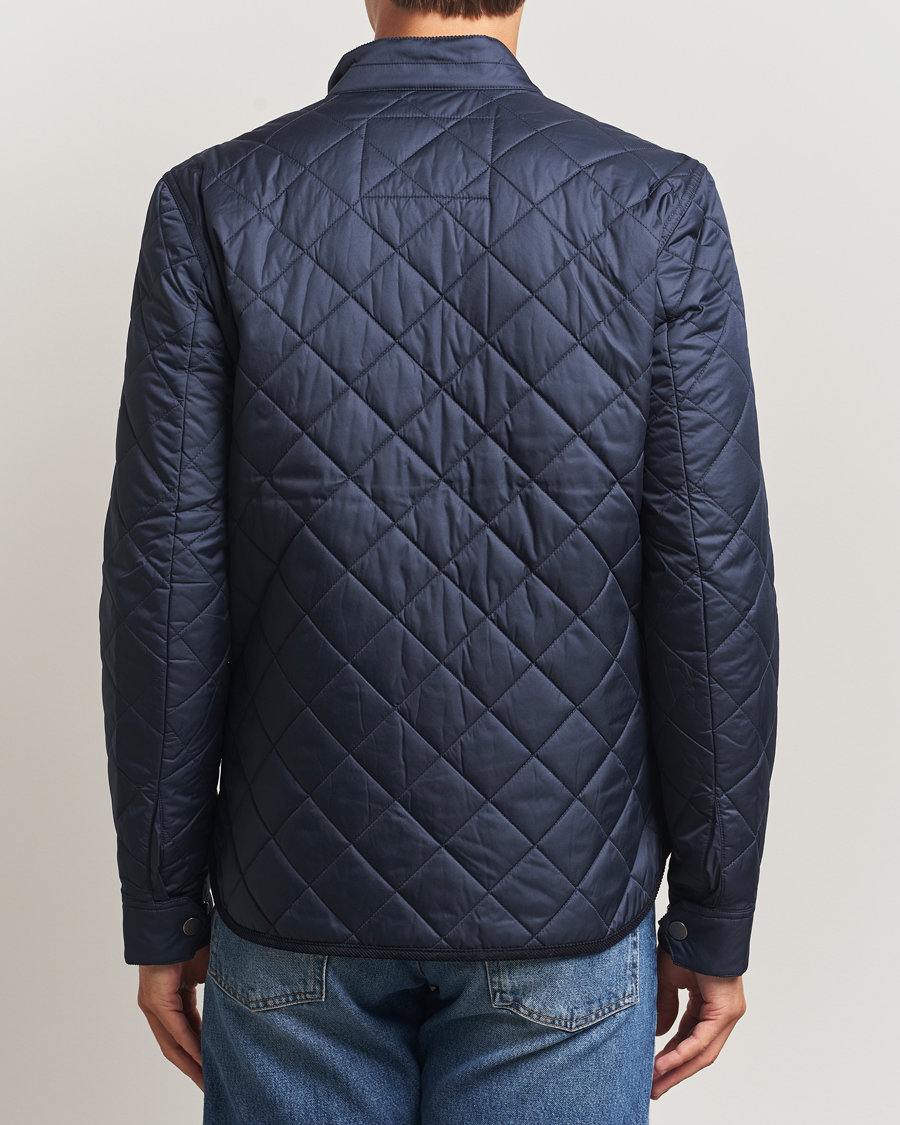 Men | Coats & Jackets | Morris | Teddy Quilted Jacket Old Blue