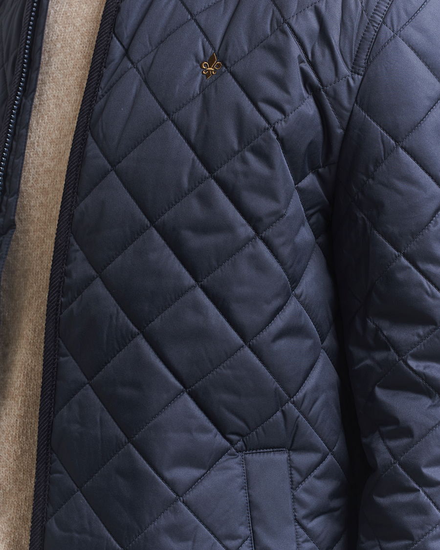 Men | Coats & Jackets | Morris | Teddy Quilted Jacket Old Blue