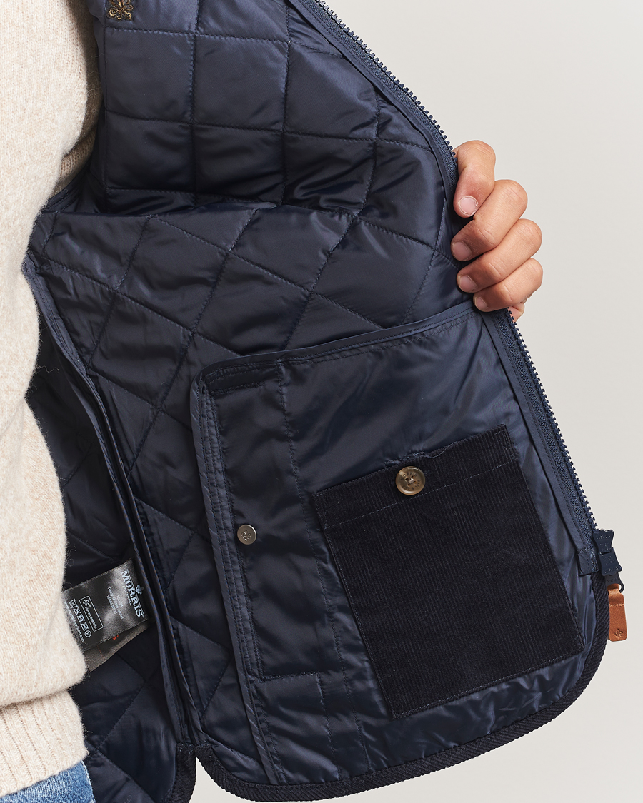 Men | Coats & Jackets | Morris | Teddy Quilted Jacket Old Blue