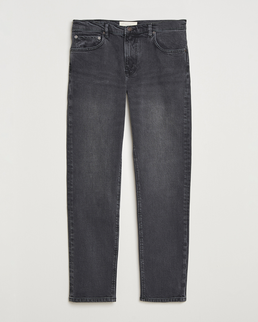 Men | Trousers | Jeanerica | TM005 Tapered Jeans Black Overdye