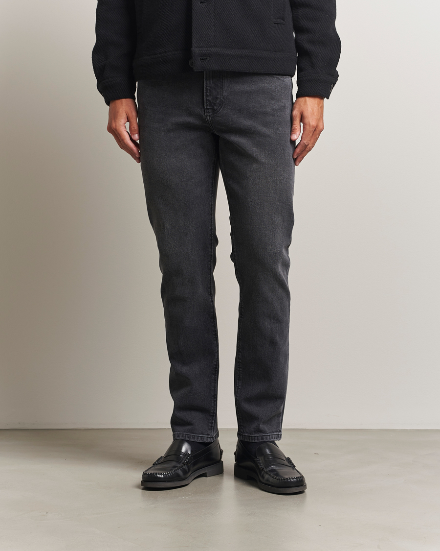 Men | Jeans | Jeanerica | TM005 Tapered Jeans Black Overdye