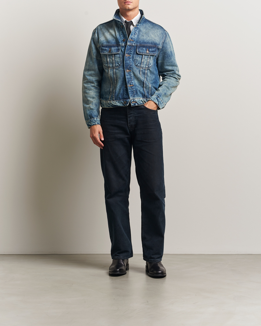 Men | Coats & Jackets | Jeanerica | Alex Denim Jacket Vintage Blue