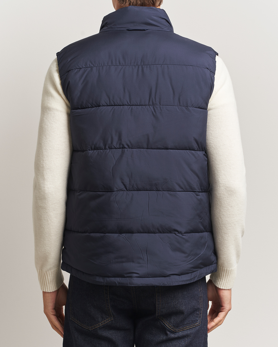 Men | Gilets | KnowledgeCotton Apparel | Puffer Vest Night Sky