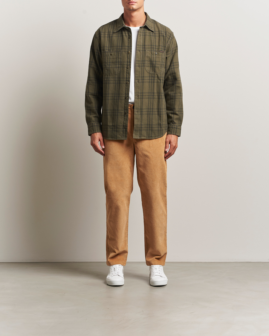 Men | Trousers | KnowledgeCotton Apparel | Chuck Regular Cord Trousers Cinamon