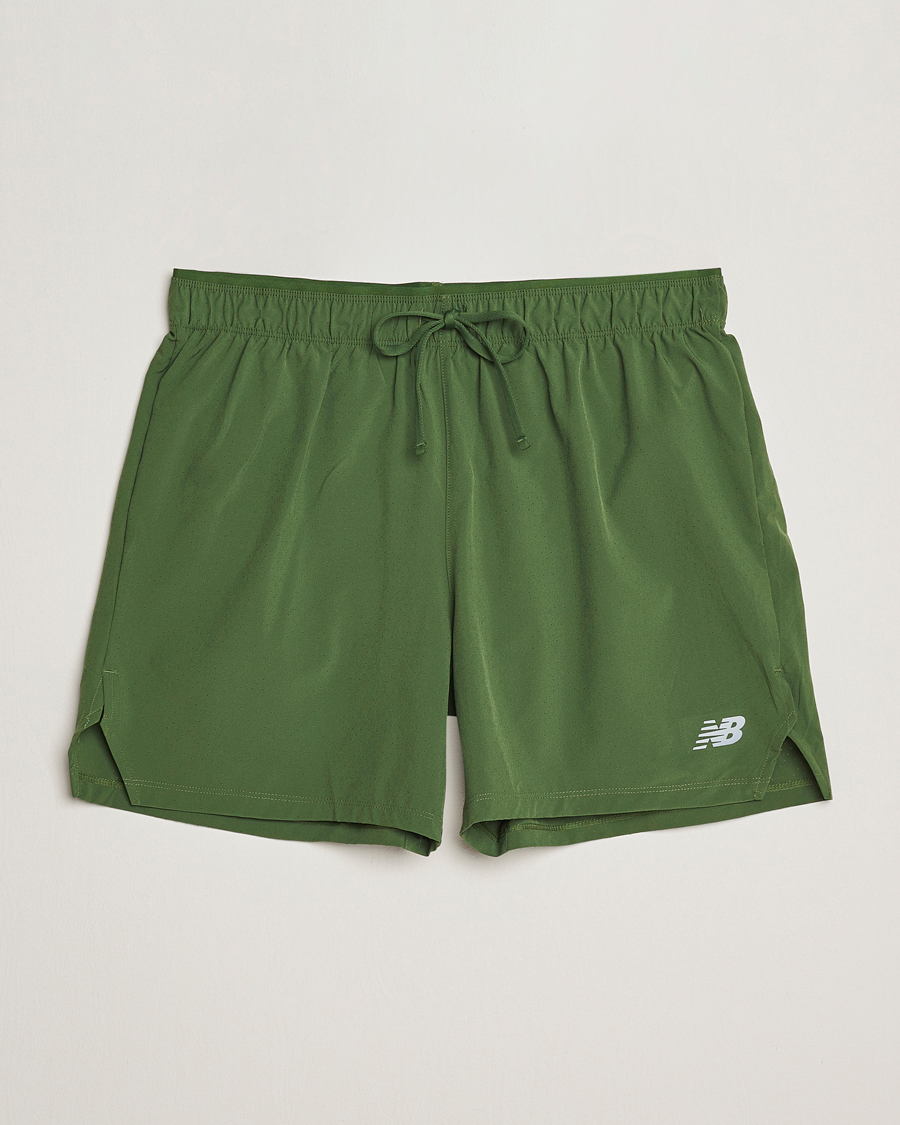 Men | Shorts | New Balance Running | Athletics 5 RC Shorts Dark Alpine Green