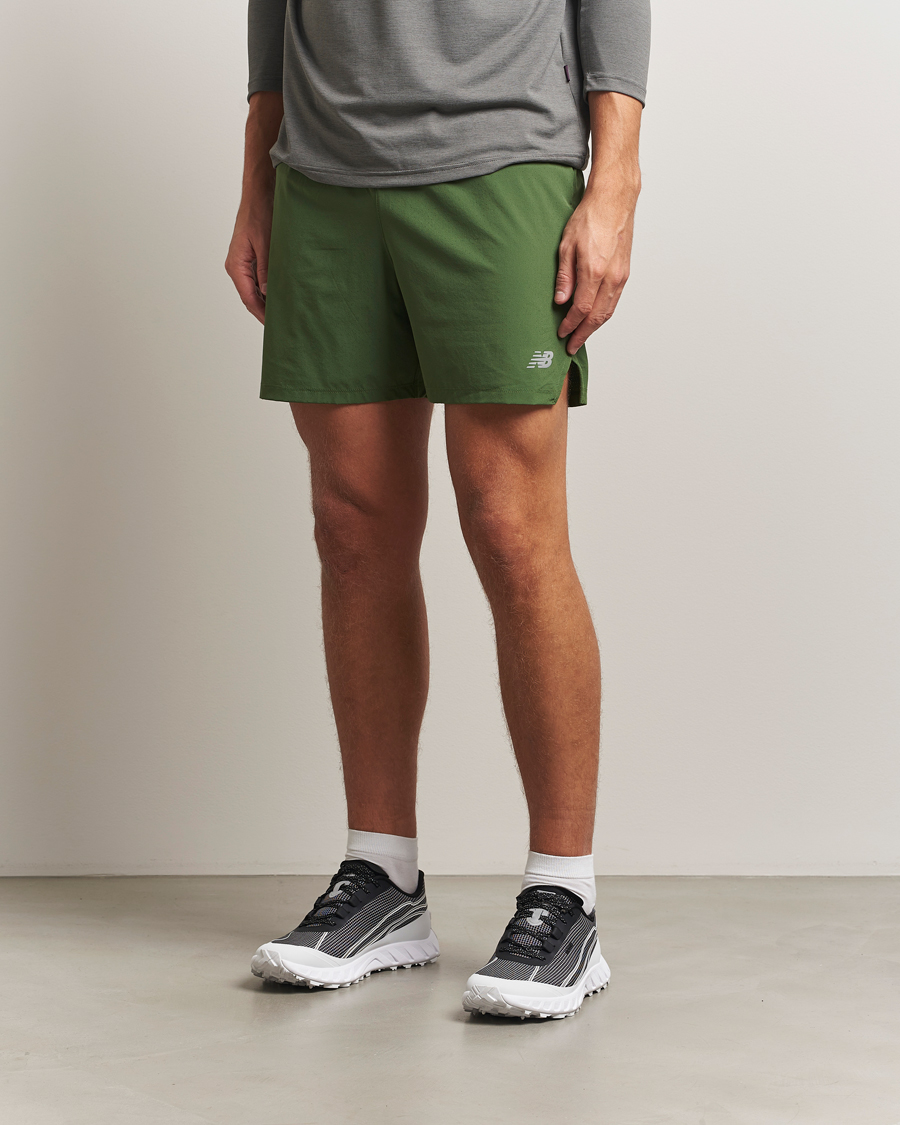 Men | Shorts | New Balance Running | Athletics 5 RC Shorts Dark Alpine Green