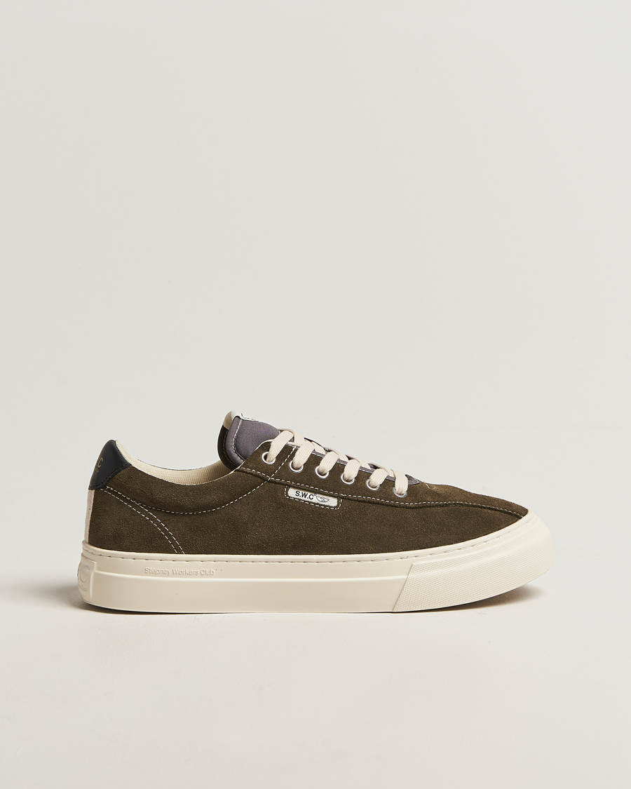 Men | Sneakers | Stepney Workers Club | Dellow 02 Cupsole Suede Sneaker Woodland