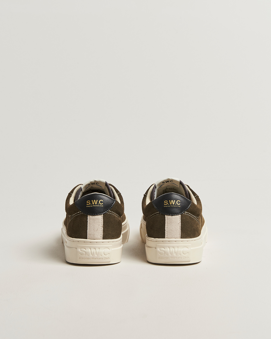 Men | Sneakers | Stepney Workers Club | Dellow 02 Cupsole Suede Sneaker Woodland