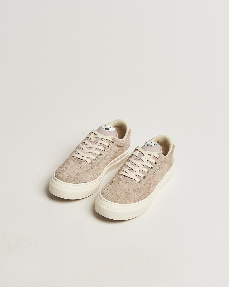 Men | Sneakers | Stepney Workers Club | Dellow 02 Raw Suede Cupsole Sneaker Taupe