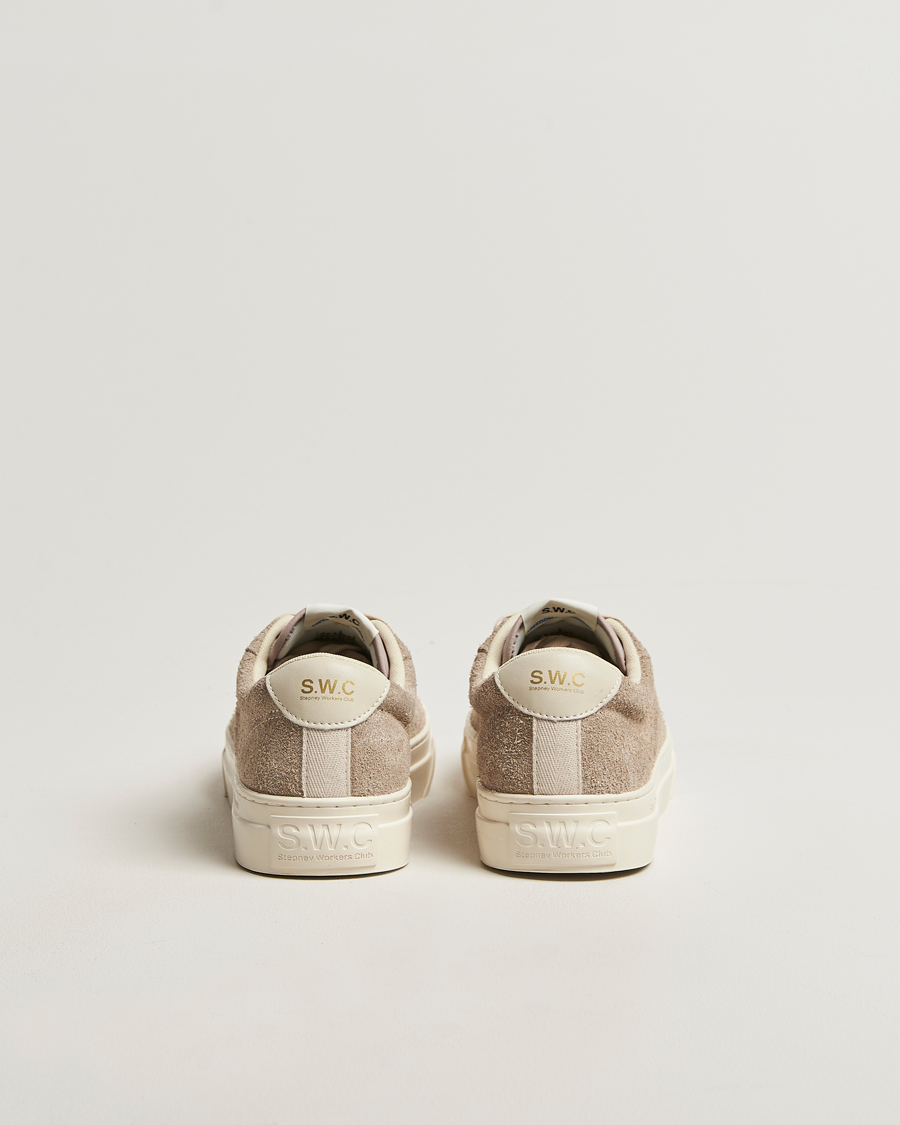 Men | Sneakers | Stepney Workers Club | Dellow 02 Raw Suede Cupsole Sneaker Taupe