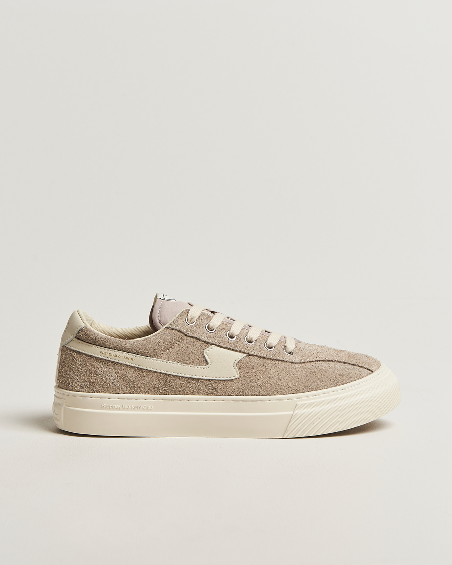 Men | Sneakers | Stepney Workers Club | Dellow S-Strike Cupsole Raw Suede Sneaker Taupe