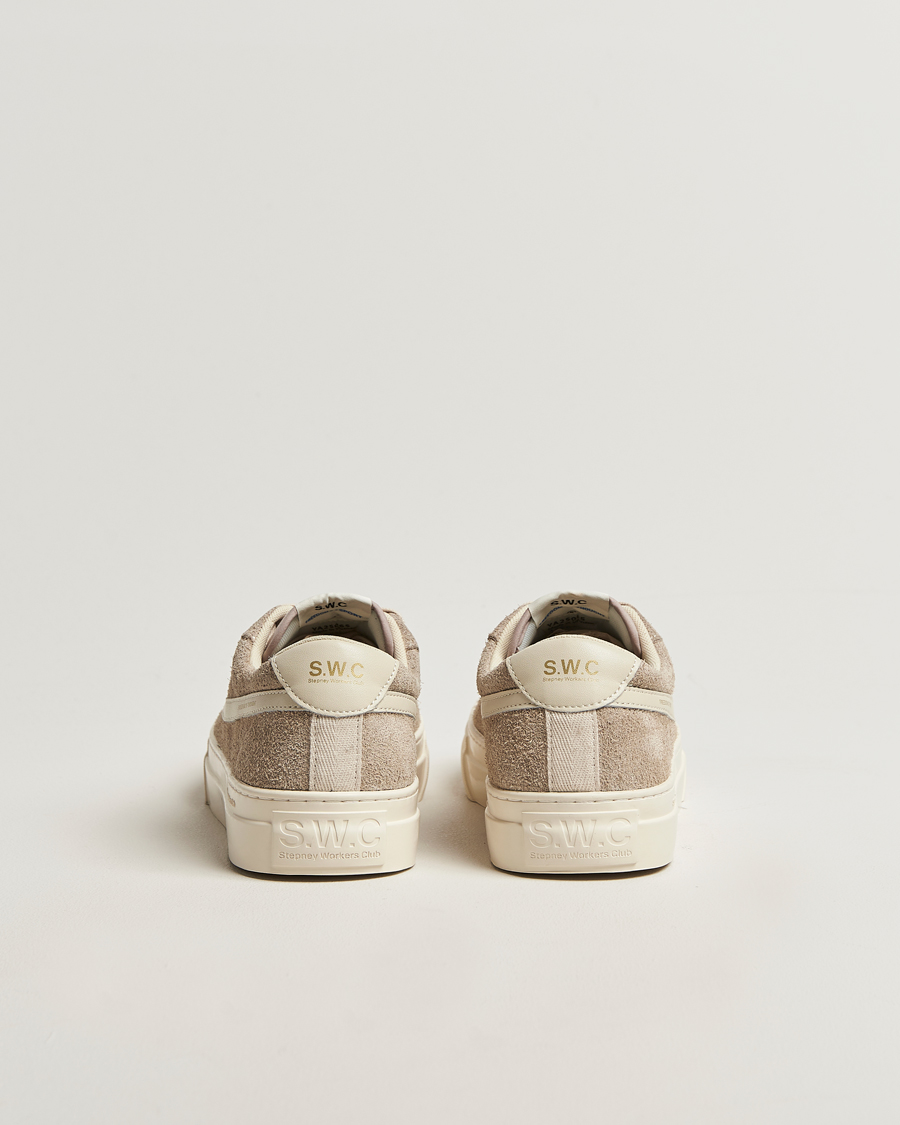 Men | Sneakers | Stepney Workers Club | Dellow S-Strike Cupsole Raw Suede Sneaker Taupe
