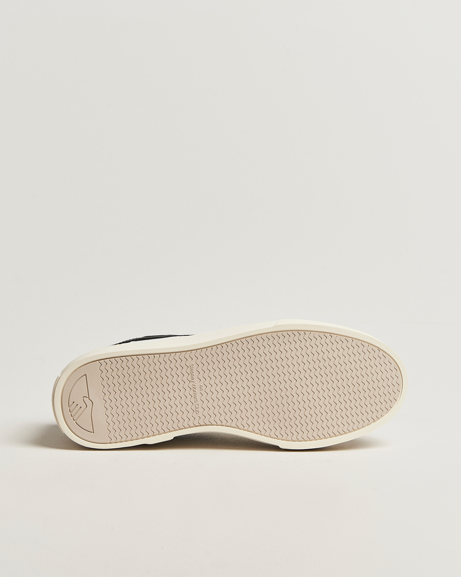 Men | Sneakers | Stepney Workers Club | Pearl S-Strike Leather/Suede Mix Sneaker Spring Black